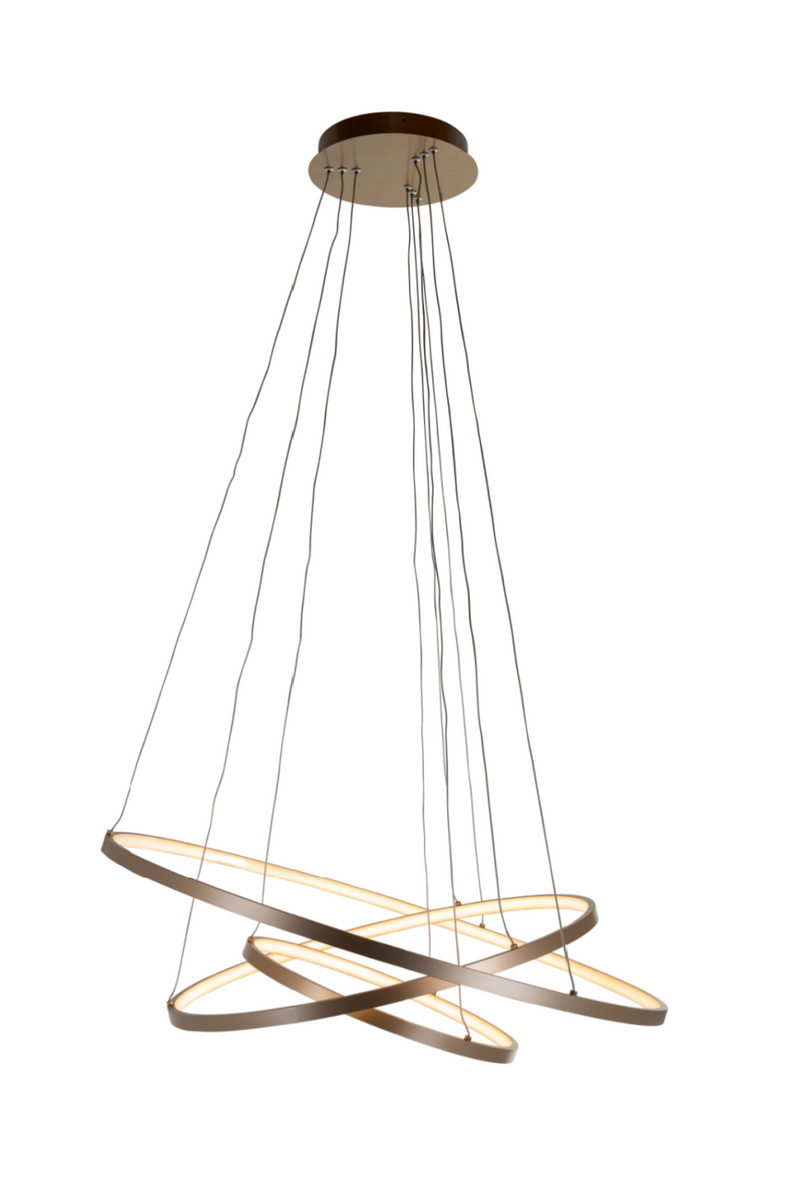 Gold Aluminum Modern Hanging Lamp | OROA Amira | OROATRADE.com