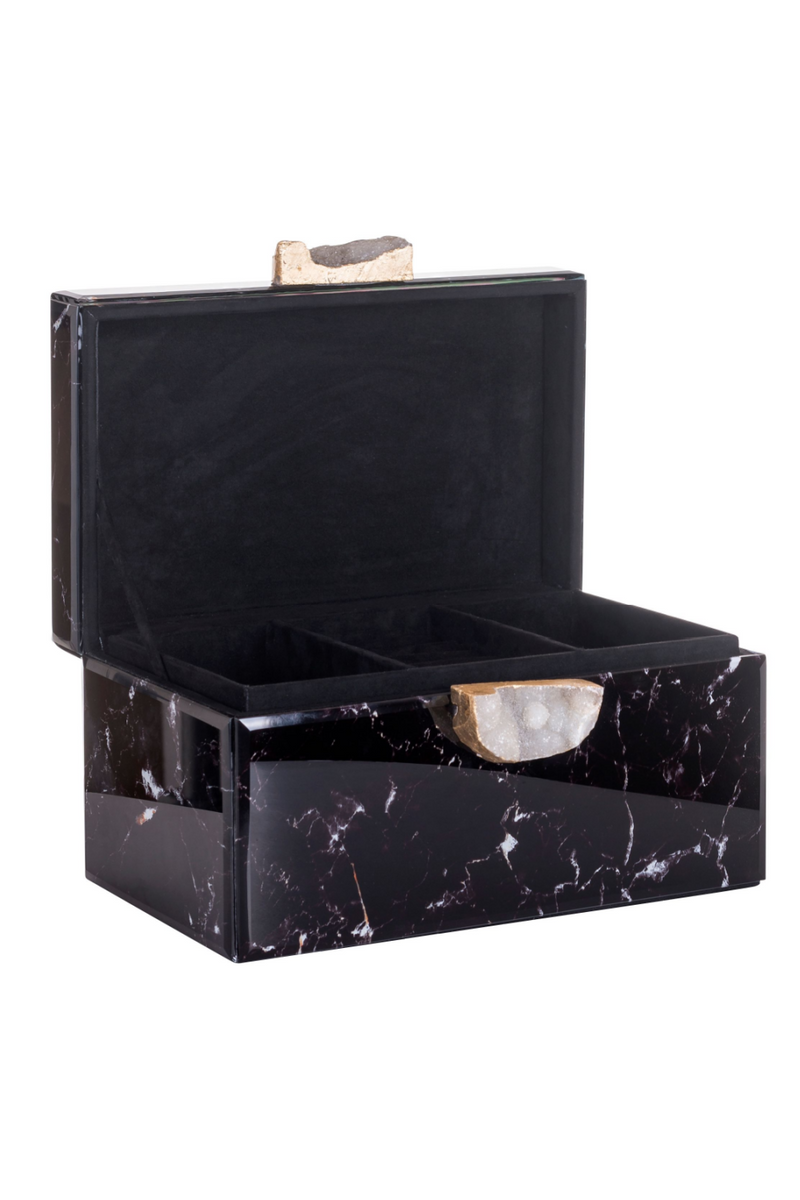 Black Marble Jewelry Box | OROA Maeve | OROATRADE.com