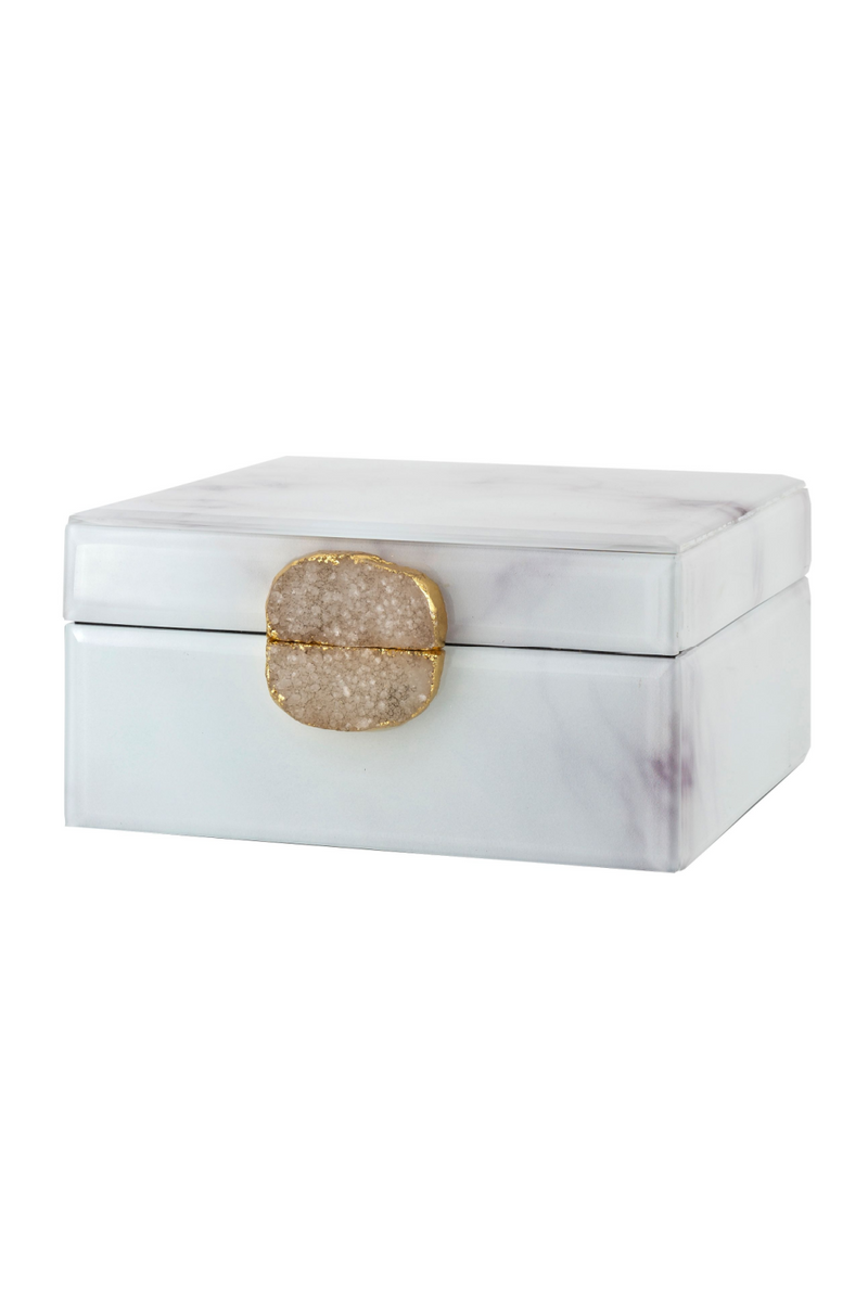 White Marble Jewelry Box | OROA Bayou | OROATRADE.com