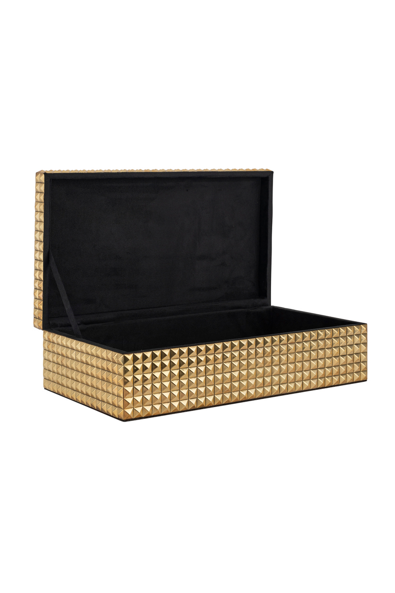 Gold Studded Jewellery Box | OROA Blaze | Oroatrade.com