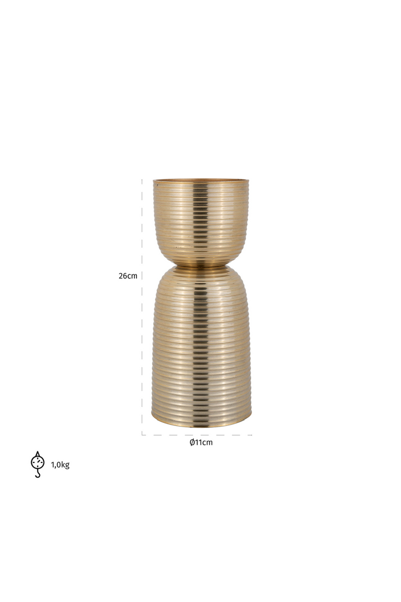Hourglass-Shaped Candle Holder S | OROA Jeral | Oroatrade.com
