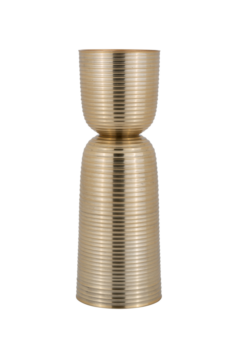 Gold Aluminum Decorative Candlestick L | OROA Jenyd | OROATRADE.com