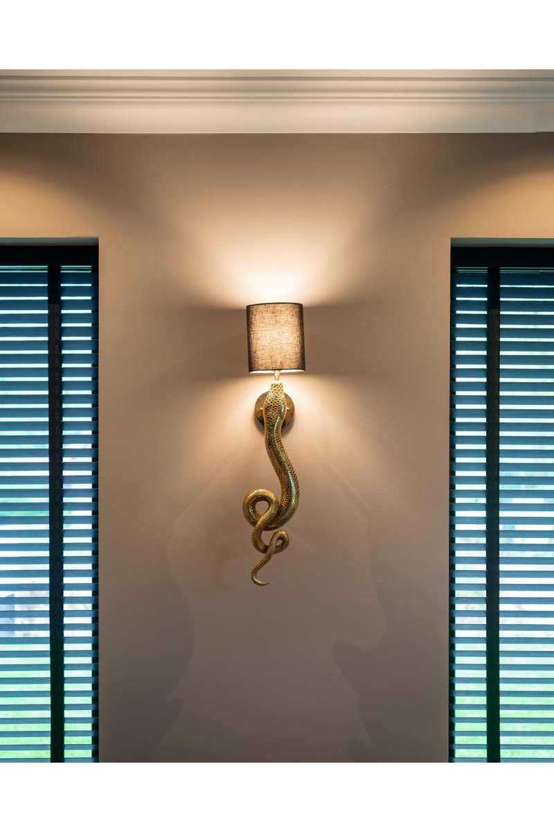 Art Deco Snake Wall Lamp | OROA Daine | Oroatrade.com