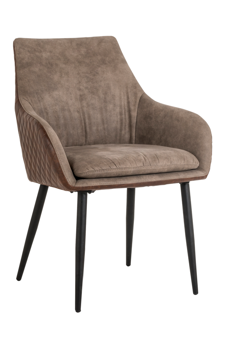 Brown Leather Dining Chair | OROA Chrissy | OROATRADE.com