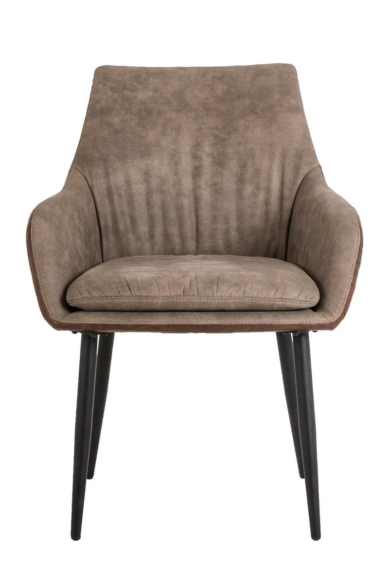 Brown Leather Dining Chair | OROA Chrissy | OROATRADE.com