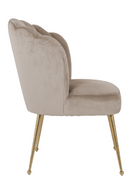 Scalloped Khaki Velvet Chair | Richmond Interiors Pippa | Oroatrade.com
