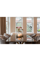 Scalloped Khaki Velvet Chair | Richmond Interiors Pippa | Oroatrade.com