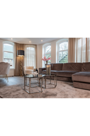 Scalloped Khaki Velvet Chair | Richmond Interiors Pippa | Oroatrade.com