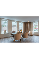 Scalloped Khaki Velvet Chair | Richmond Interiors Pippa | Oroatrade.com