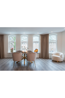 Scalloped Khaki Velvet Chair | Richmond Interiors Pippa | Oroatrade.com