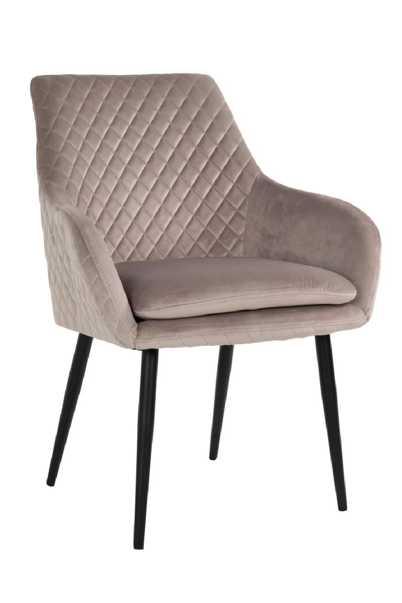 Khaki Velvet Classic Armchair | OROA Chrissy | Oroatrade.com