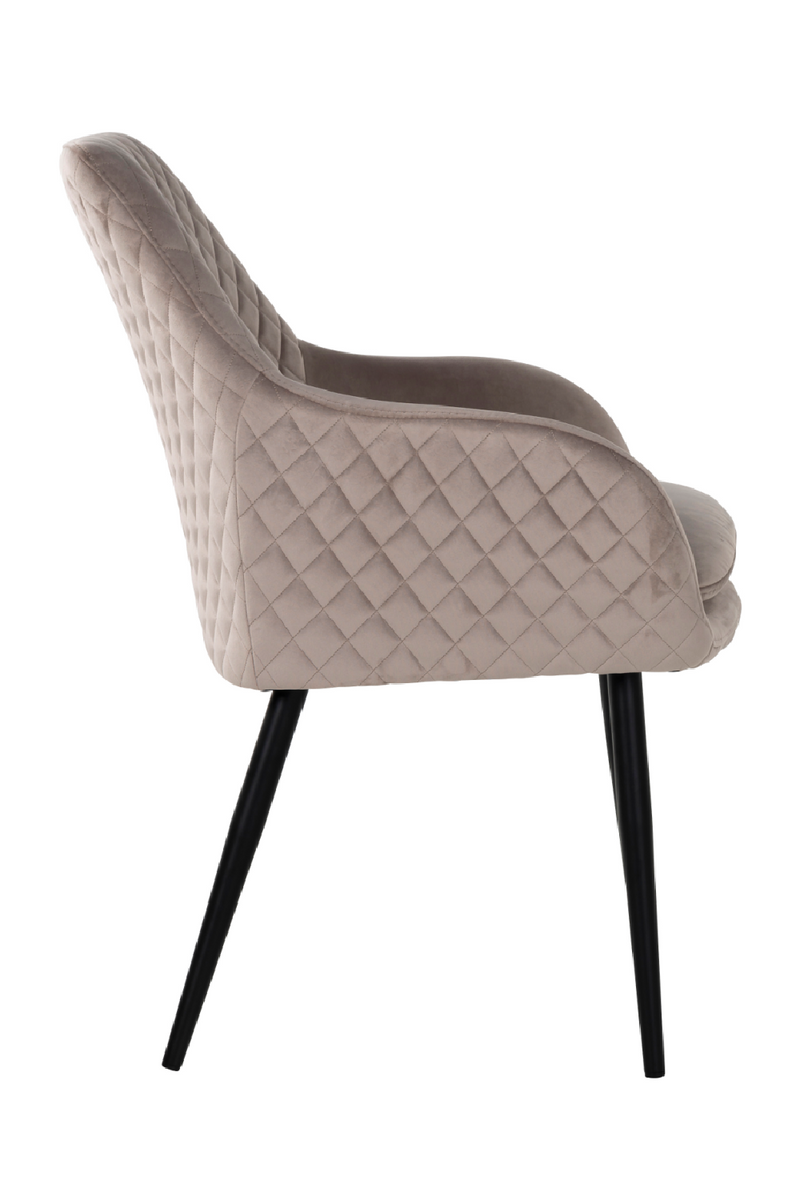 Khaki Velvet Classic Armchair | OROA Chrissy | Oroatrade.com