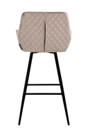 Khaki Velvet Rotatable Bar Stool | Richmond Interiors Linsey | Richmond Interiors