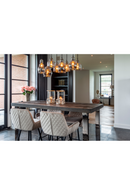 Khaki Velvet Rotatable Bar Stool | Richmond Interiors Linsey | Richmond Interiors