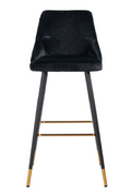 Velvet Gold Accent Bar Stool | OROA Imani | Oroatrade.com