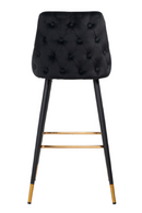 Velvet Gold Accent Bar Stool | Richmond Interiors Imani | Oroatrade.com