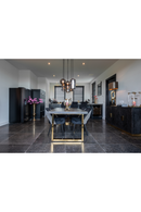 Velvet Gold Accent Bar Stool | Richmond Interiors Imani | Oroatrade.com