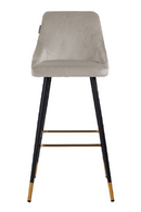 Velvet Gold Accent Bar Stool | Richmond Interiors Imani | Oroatrade.com