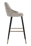 Velvet Gold Accent Bar Stool | Richmond Interiors Imani | Oroatrade.com