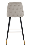 Velvet Gold Accent Bar Stool | Richmond Interiors Imani | Oroatrade.com