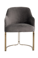 Stone Velvet Modern Armchair | Richmond Interiors Hadley | Oroatrade.com
