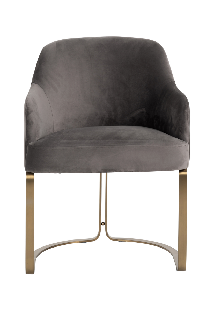 Stone Velvet Modern Armchair | OROA Hadley | Oroatrade.com