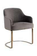 Stone Velvet Modern Armchair | Richmond Interiors Hadley | Oroatrade.com