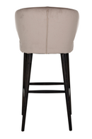 Modern Velvet Bar Stool | Richmond Interiors Indigo | Oroatrade.com