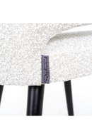 White Bouclé Modern Dining Chair | Richmond Interiors Indigo | Oroatrade.com