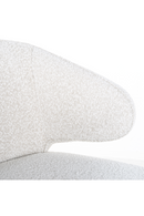 White Bouclé Modern Dining Chair | Richmond Interiors Indigo | Oroatrade.com