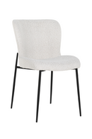 Minimalist White Bouclé Chair | Richmond Interiors Darby | Oroatrade.com