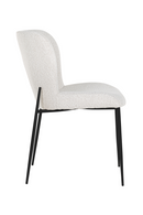 Minimalist White Bouclé Chair | Richmond Interiors Darby | Oroatrade.com