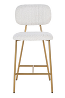 Brushed Metal Counter Stool | Richmond Interiors Xenia | Oroatrade.com
