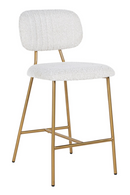 Brushed Metal Counter Stool | Richmond Interiors Xenia | Oroatrade.com