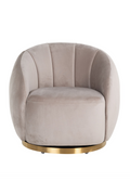 Round Swivel Easy Chair | OROA Jago | Oroatrade.com