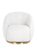 Round Swivel Easy Chair | OROA Jago | Oroatrade.com