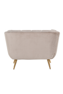 Khaki Velvet Box Armchair | Richmond Interiors Huxley | Richmond Interiors