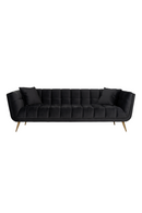 Anthracite Velvet Channel Stitched Sofa | Richmond Interiors Huxley | Oroatrade.com