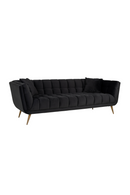 Anthracite Velvet Channel Stitched Sofa | Richmond Interiors Huxley | Oroatrade.com