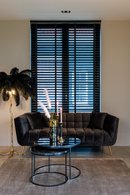 Anthracite Velvet Channel Stitched Sofa | Richmond Interiors Huxley | Oroatrade.com