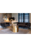 Anthracite Velvet Channel Stitched Sofa | Richmond Interiors Huxley | Oroatrade.com