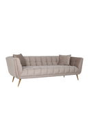 Khaki Velvet Channel Stitched Sofa | Richmond Interiors Huxley | Oroatrade.com