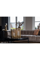 Khaki Velvet Channel Stitched Sofa | Richmond Interiors Huxley | Oroatrade.com