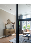 Khaki Velvet Channel Stitched Sofa | Richmond Interiors Huxley | Oroatrade.com