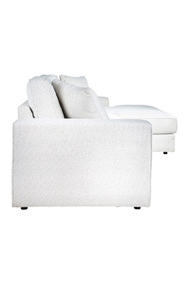 White Bouclé Modular Sofa | OROA Santos | Oroatrade.com