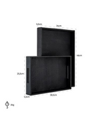 Reptilian Skin Patterned Tray | Richmond Interiors Blane | Oroatrade.com