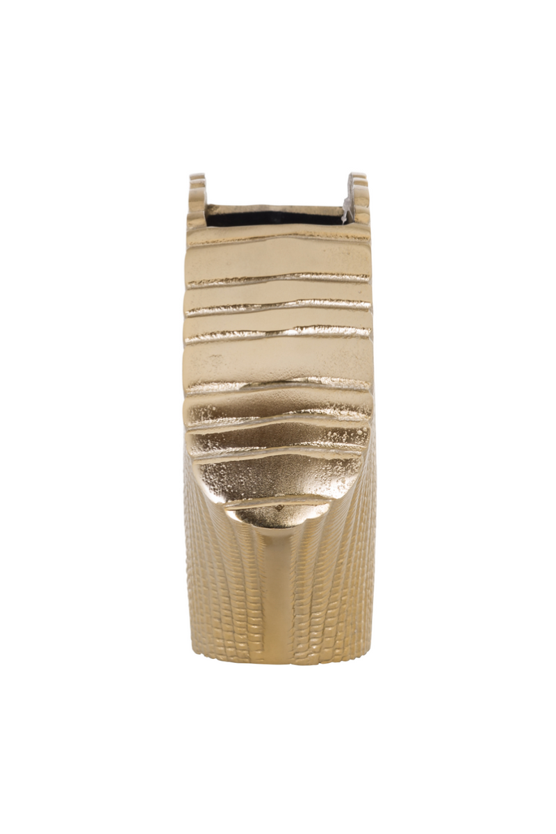 Gold Seashell Shaped Vase L | OROA Shelly | Oroatrade.com