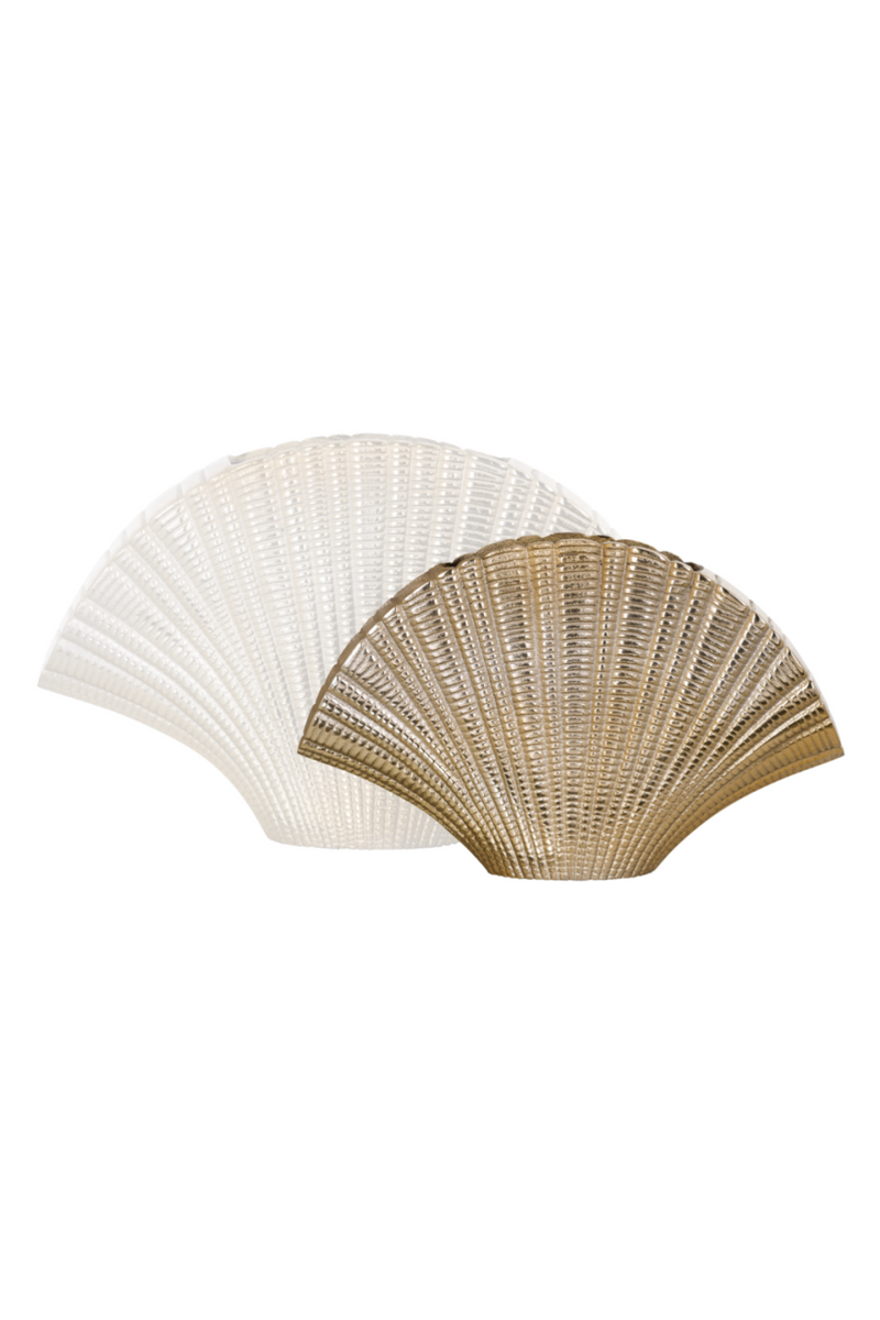 Gold Seashell Shaped Vase L | OROA Shelly | Oroatrade.com