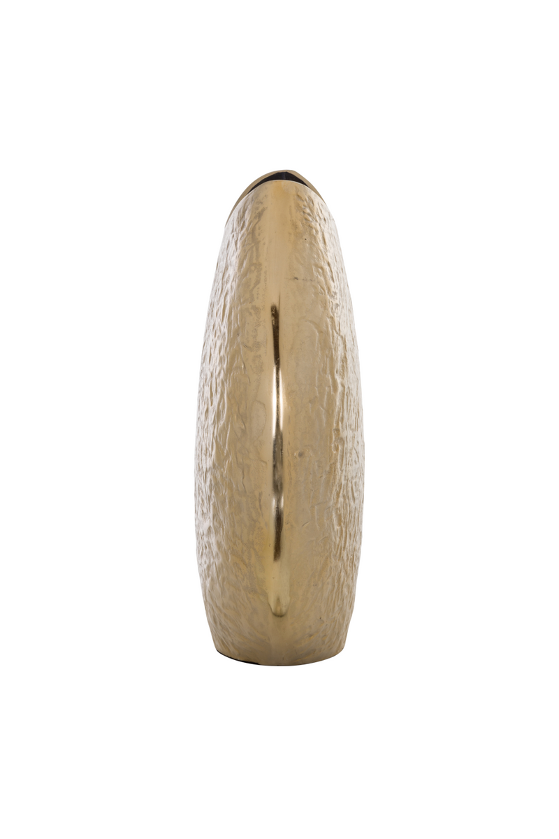 Textured Gold Aluminum Vase | OROA Juun | OROA