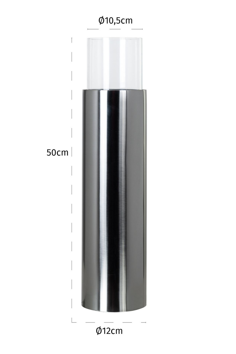 Black Stainless Steel Lantern S | OROA Kiera | OROA